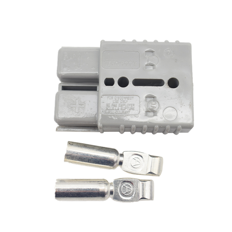 Custom forklift battery cable connectors
