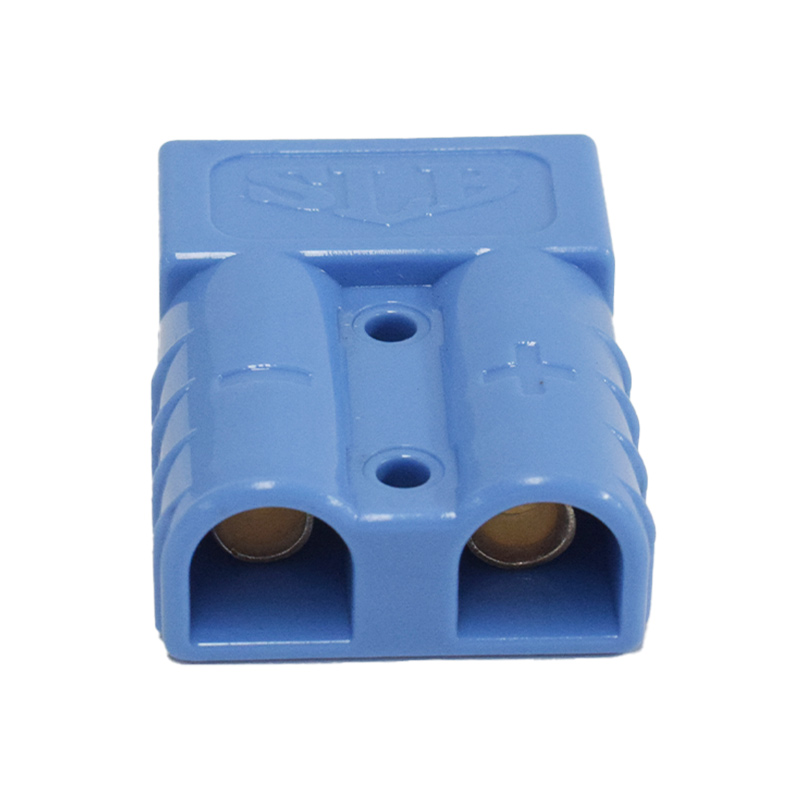 High-current forklift battery connector