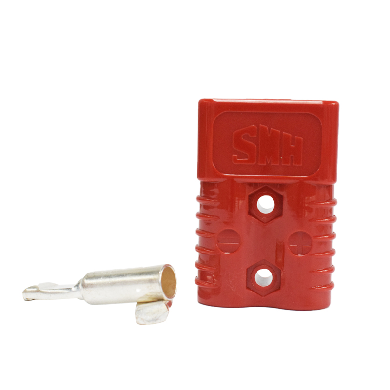 Industrial forklift battery cable connector