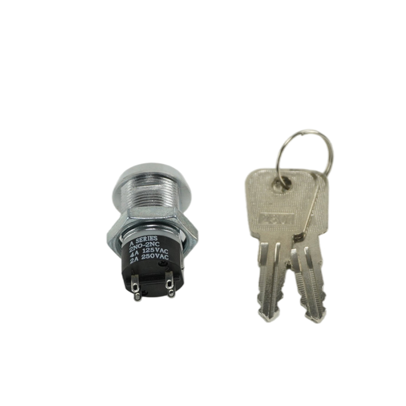Forklift key switch installation
