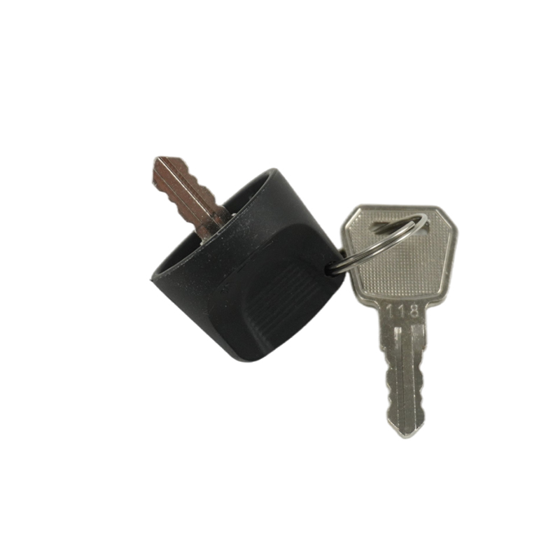 Forklift key switch installation
