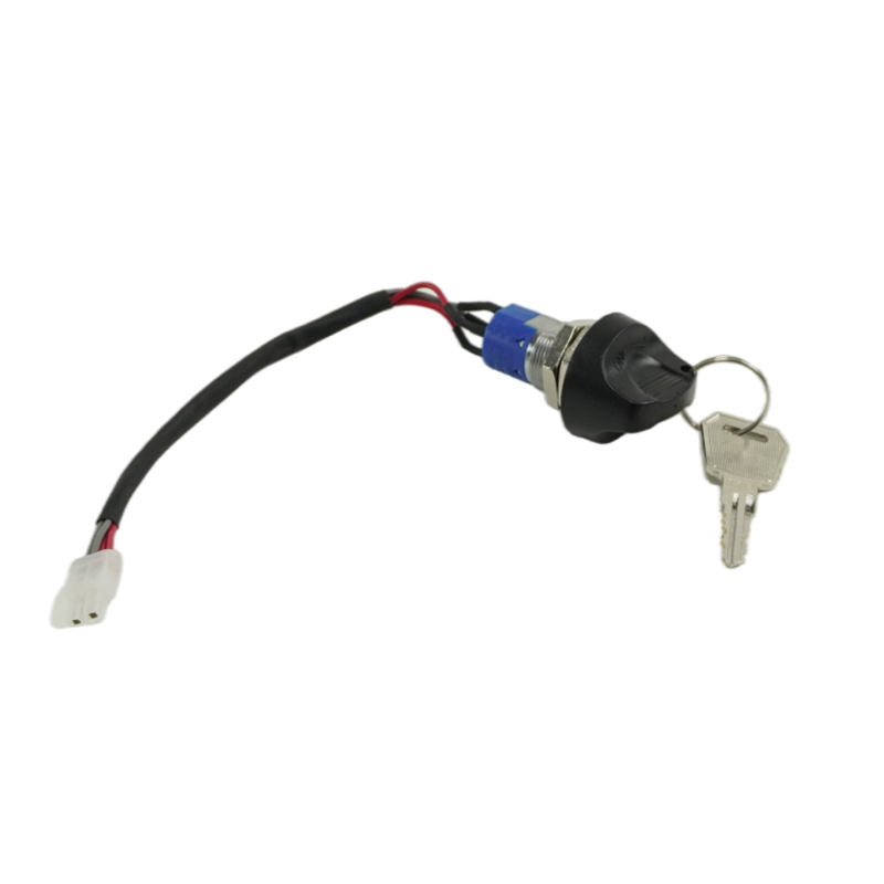 Forklift key switch installation