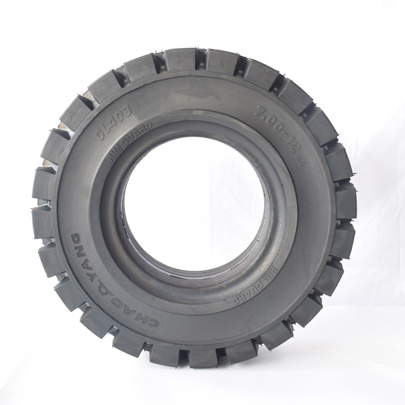 outdoor forklift solid tires