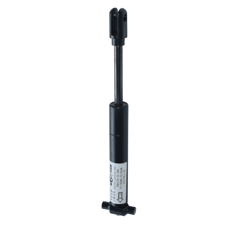 Forklift lever gas spring