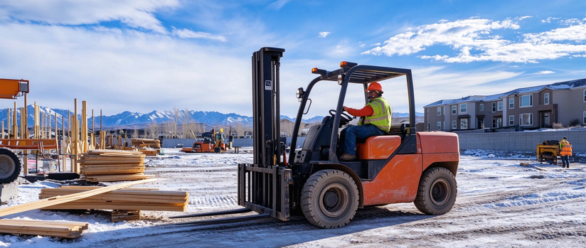Forklift winter maintenance