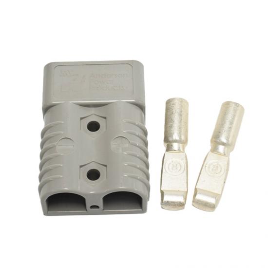 Forklift battery connector housing